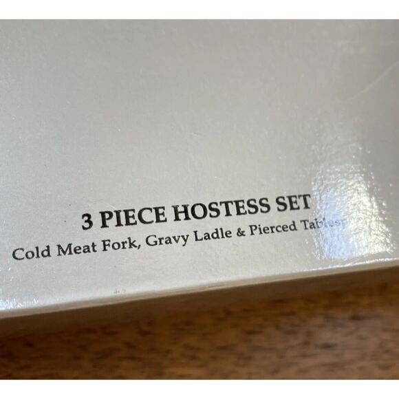 Gorham Argento 3-Piece Hostess Serving Set 18/10 Stainless Flatware NEW In Box - Picture 5 of 6